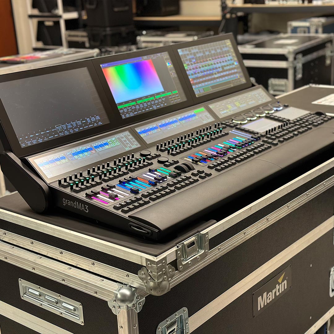 Martin lighting console rental photo