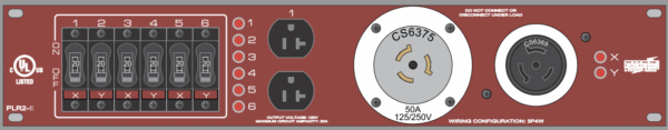 Whirlwind 50 amp rack power distro